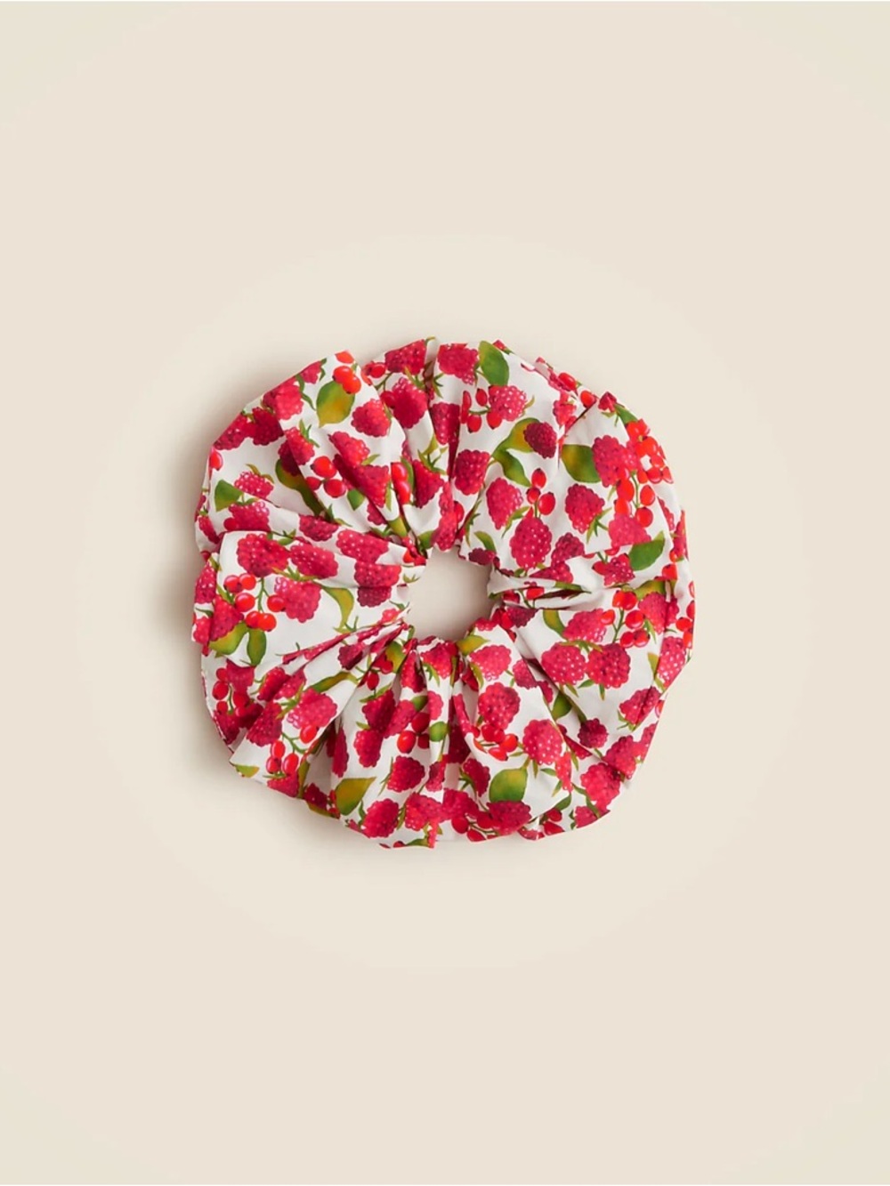 J.Crew Oversized printed scrunchie